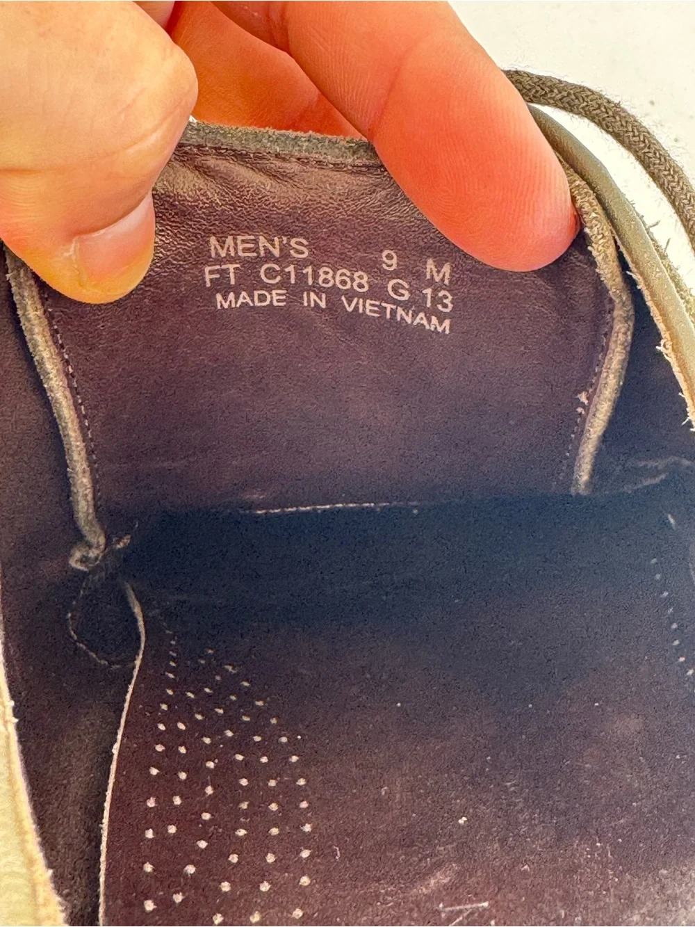 Cole Haan Suede Wingtip Oxford Shoes Men's 9